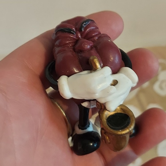 California Raisins Other - Vintage 1987 California Raisins Saxophone Player PVC Figure 3 Inch 80s Toy